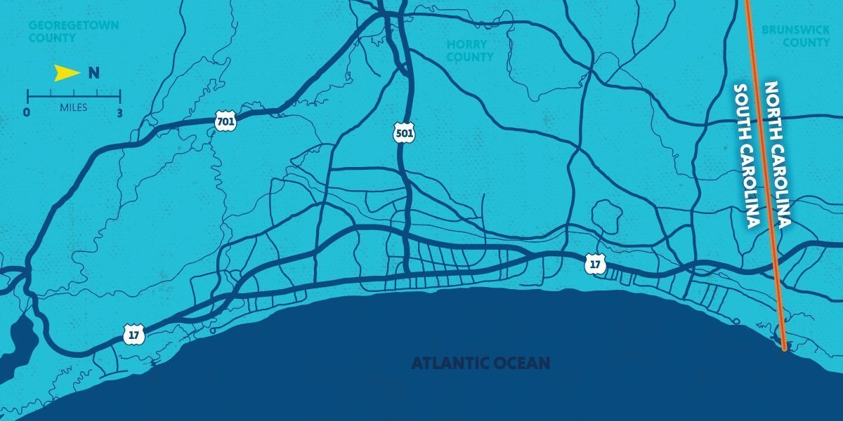 Myrtle Beach Things To Do Map