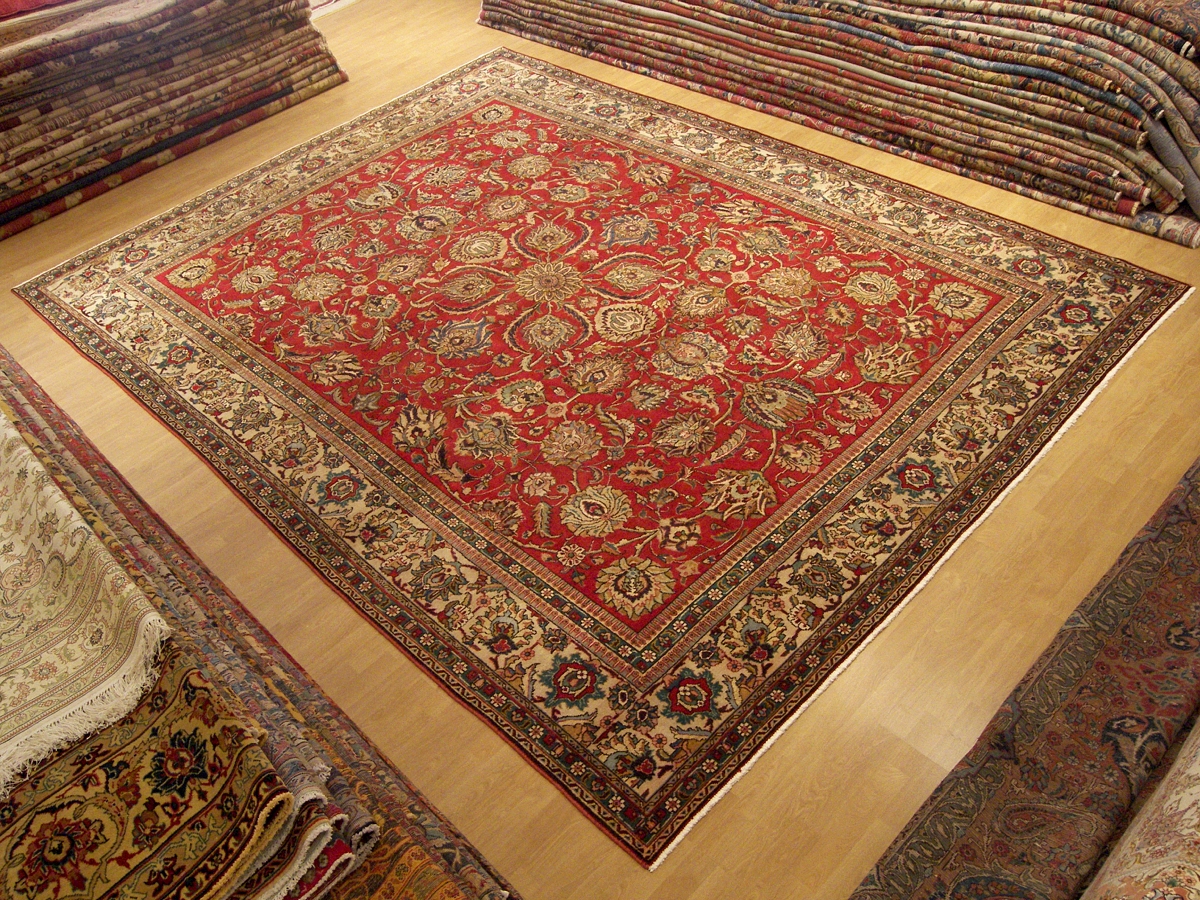 Nomads Monterey 10x13 Antique Persian Tabriz Rug