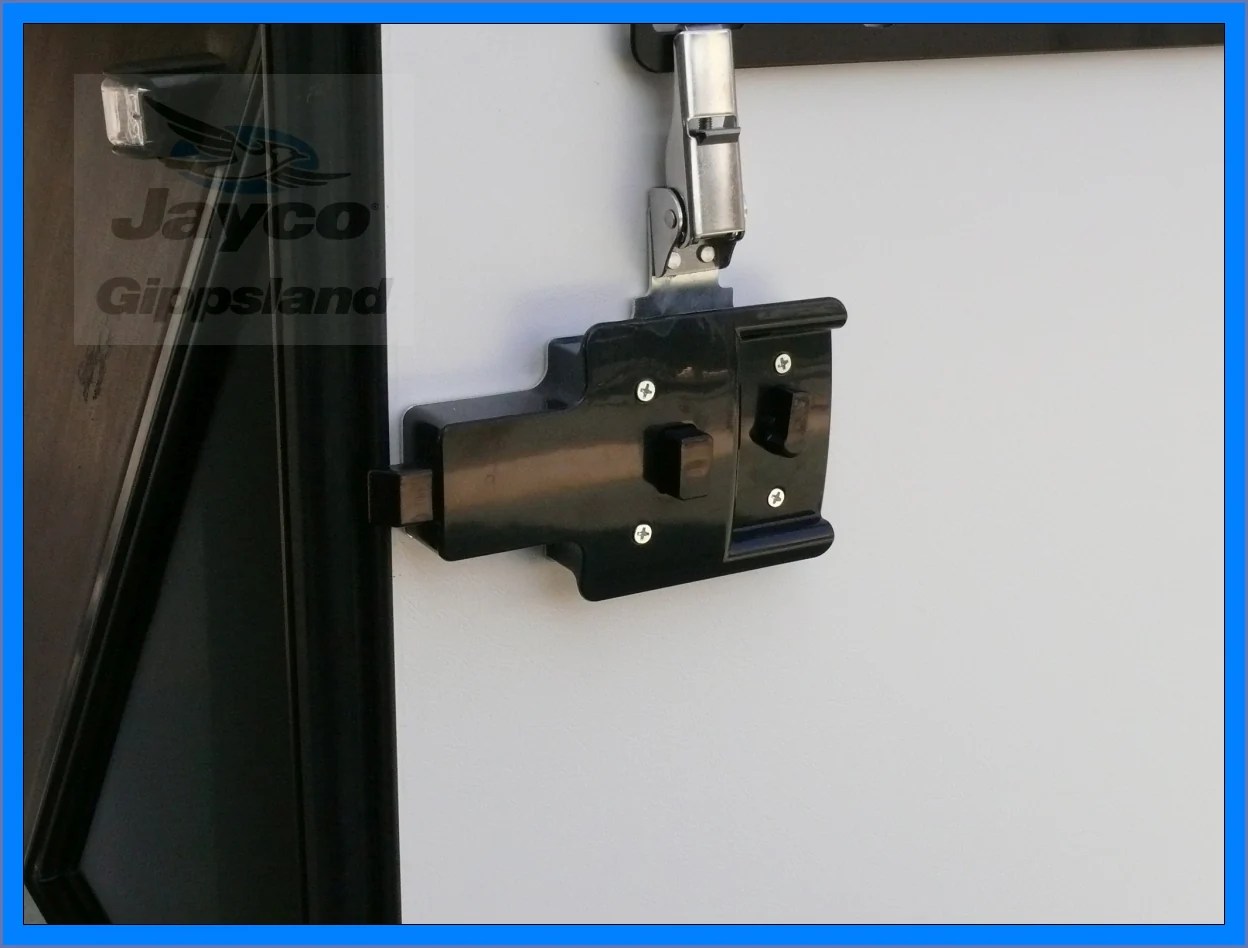 Jayco Camper Door Lock BLACK 2013> Jayco Gippsland RV SuperStore