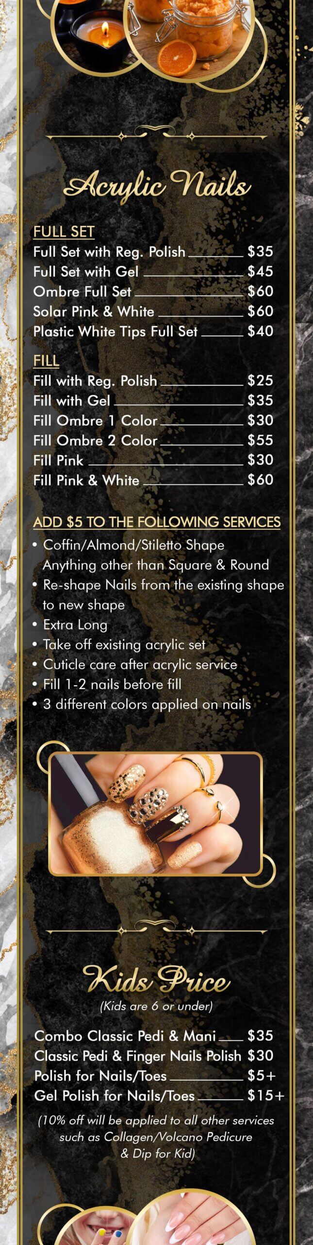 Allure Nails Spa Of Norman Norman, OK My Salon Menu