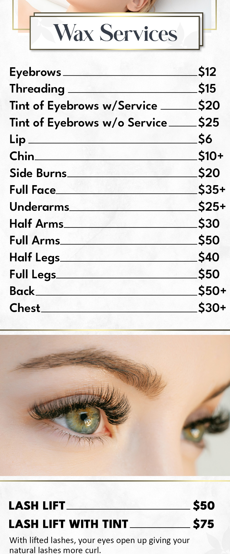 SoDo Nails & Lash Bar Orlando, FL My Salon Menu
