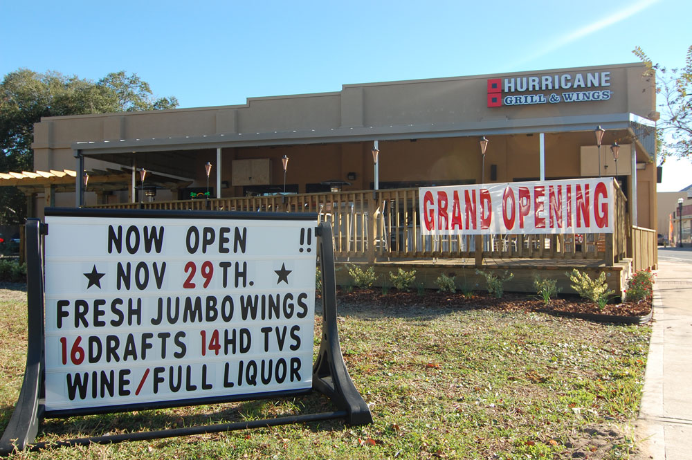 Hurricane Grill & Wings Now Open