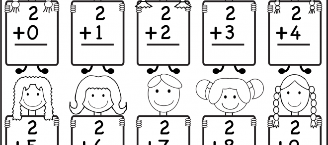 K Grade Math Adding Practice