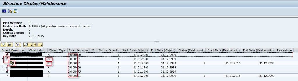 HRMS Person Responsible for WorkCenter Reporting SAP