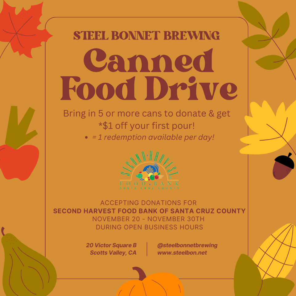 Canned Food Drive My Scotts Valley