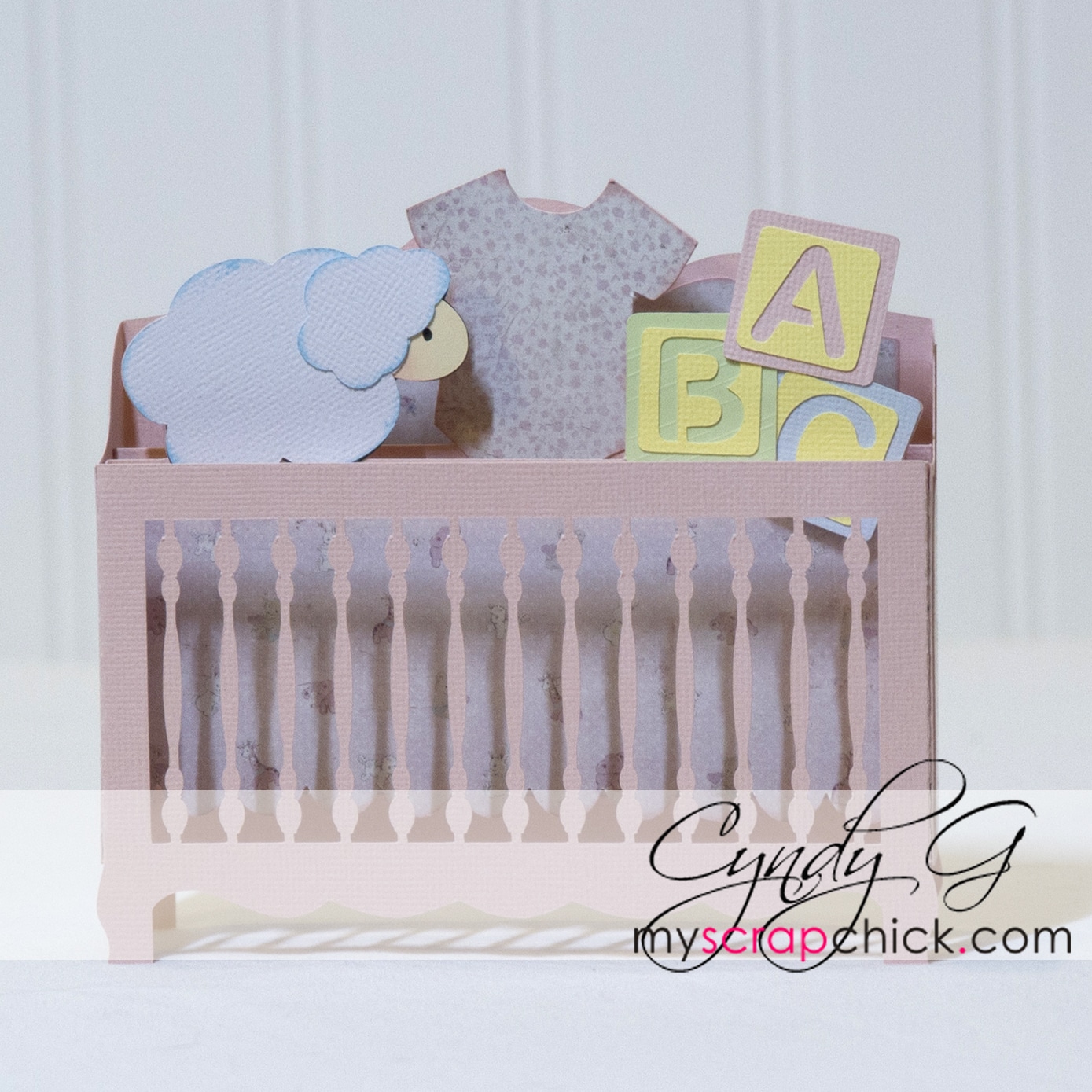 Crib Box Card My Scrap Chick