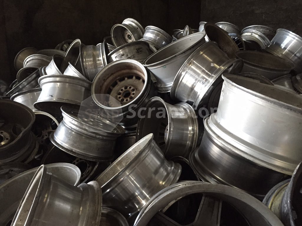 Recycle Aluminum Rims Scrap Stop