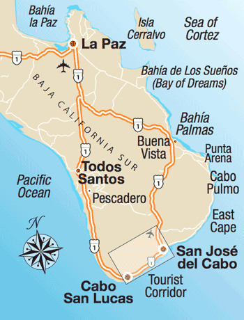 Cabo Location On Map Cabo San Lucas Location Map | Joe's Scuba Shack