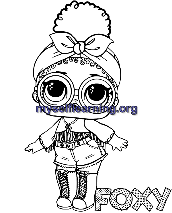 Baby Doll Coloring Sheets