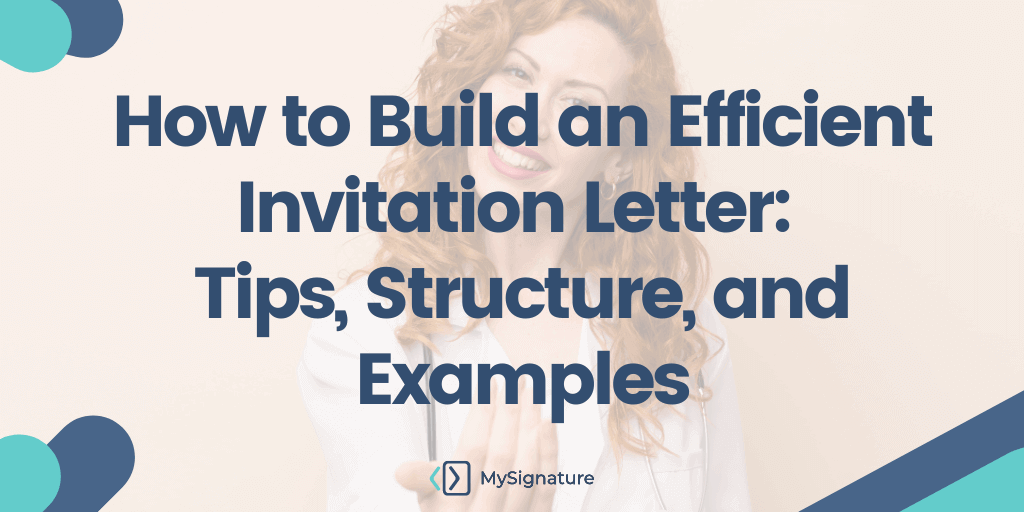 How to Build an Efficient Invitation Letter Tips, Structure, and