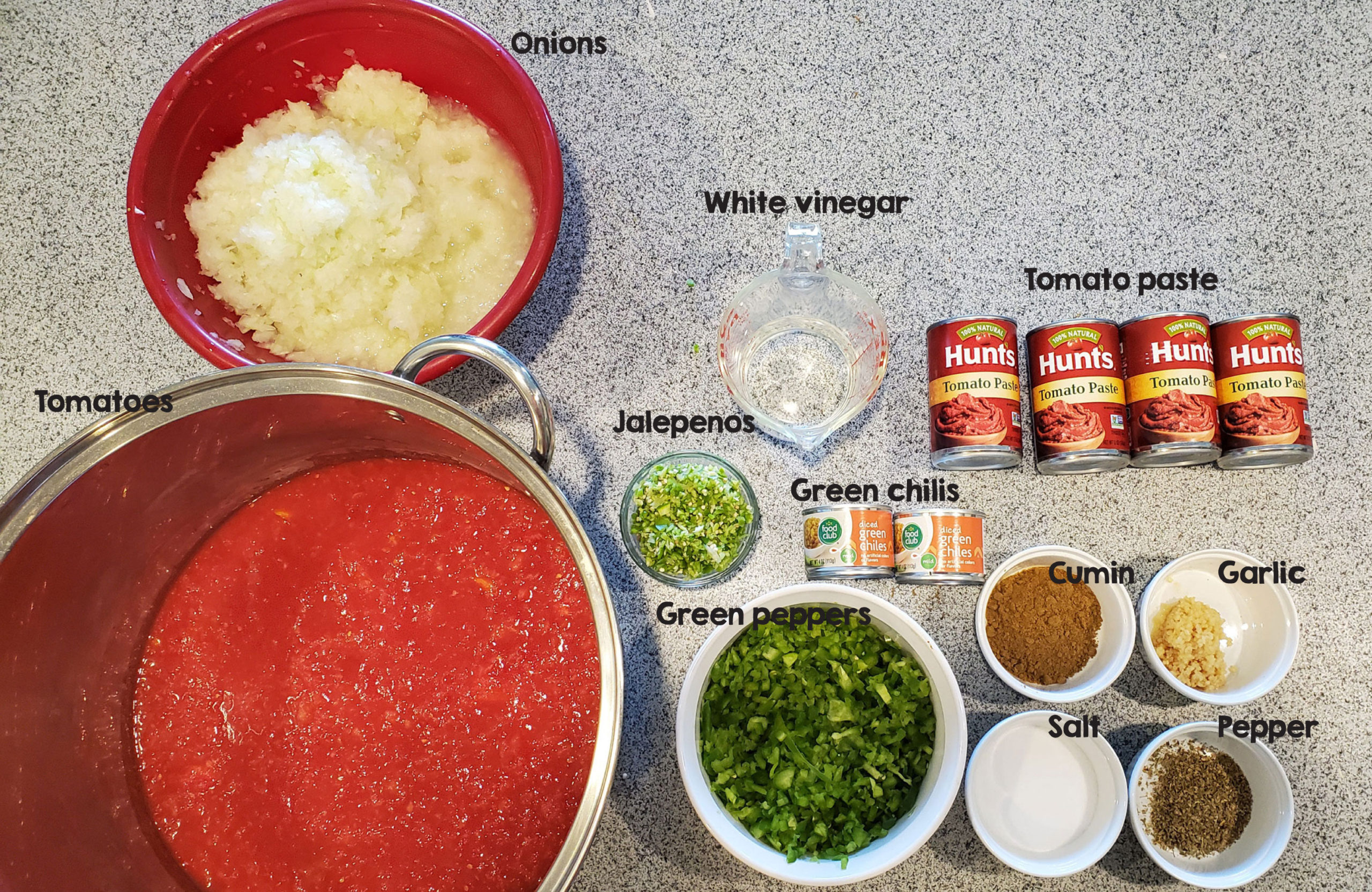 Homemade canned salsa. Yum!
