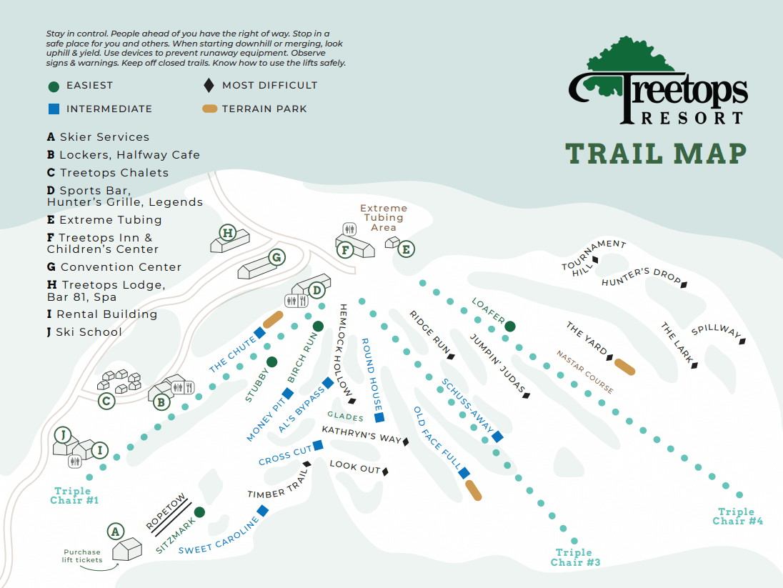 My Ski Search Treetops Resort Ski Area Gaylord, MI