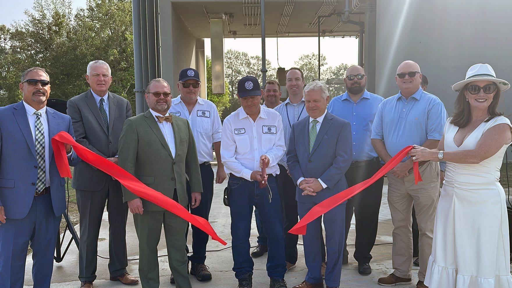 Mayor Cromer and city officials unveil new improvements at the Terrace