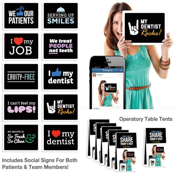Social Signs Provide Fun Social Media For Dentists! (download printable