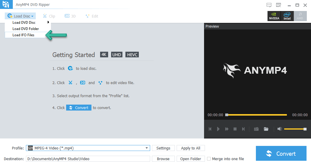 The 2022 Ultimate Solution to Convert IFO to MP4 AVI MKV on PC/Mac