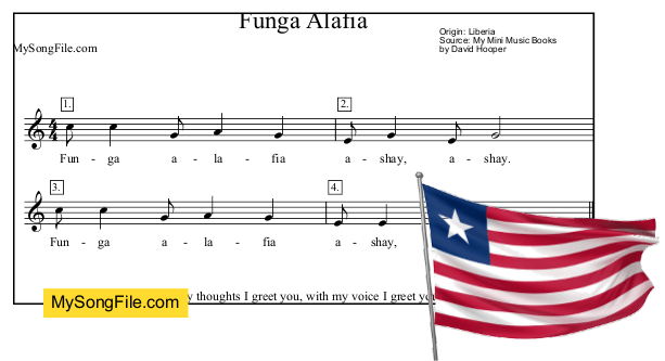 Funga Alafia My Song File