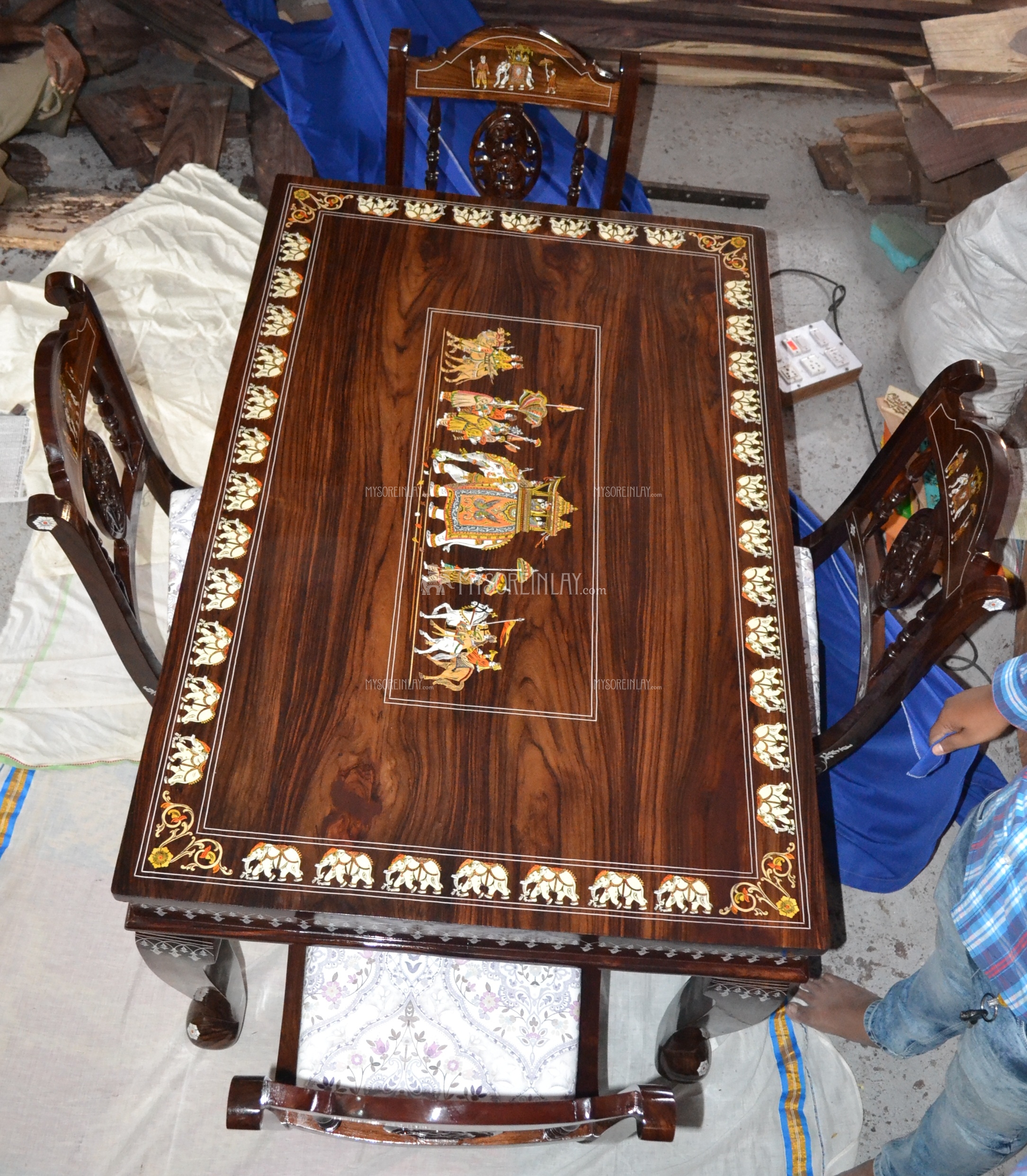 Rosewood Furniture In Mysore Mysore Rosewood Inlay Rosewood India