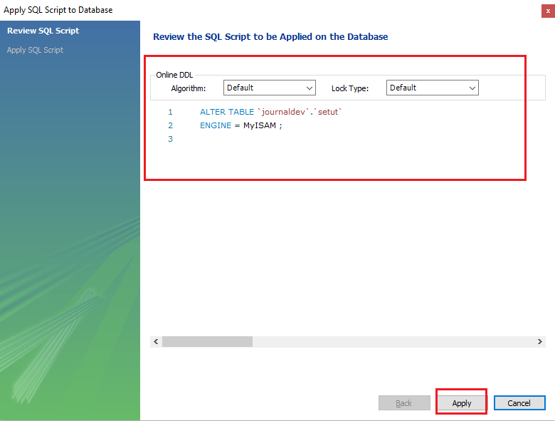 MySQL Change Storage Engine MySQLCode