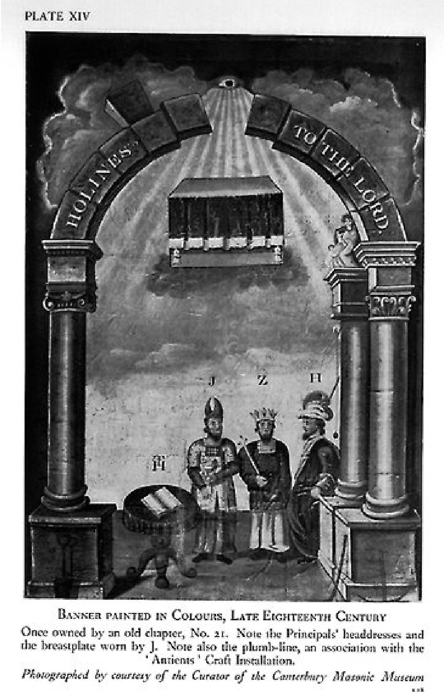 The Catenary Arch Above and Below Mysterious Writings