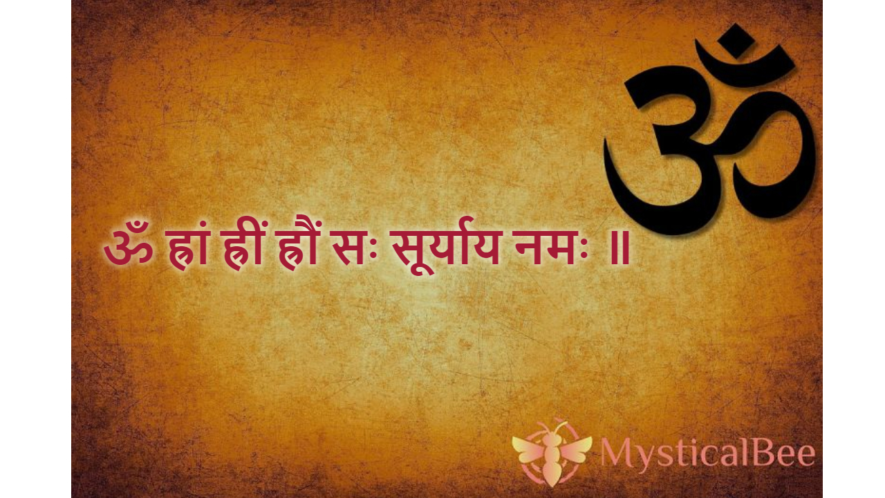 Surya Beej Mantra Power, Benefits and Procedure Mystical Bee