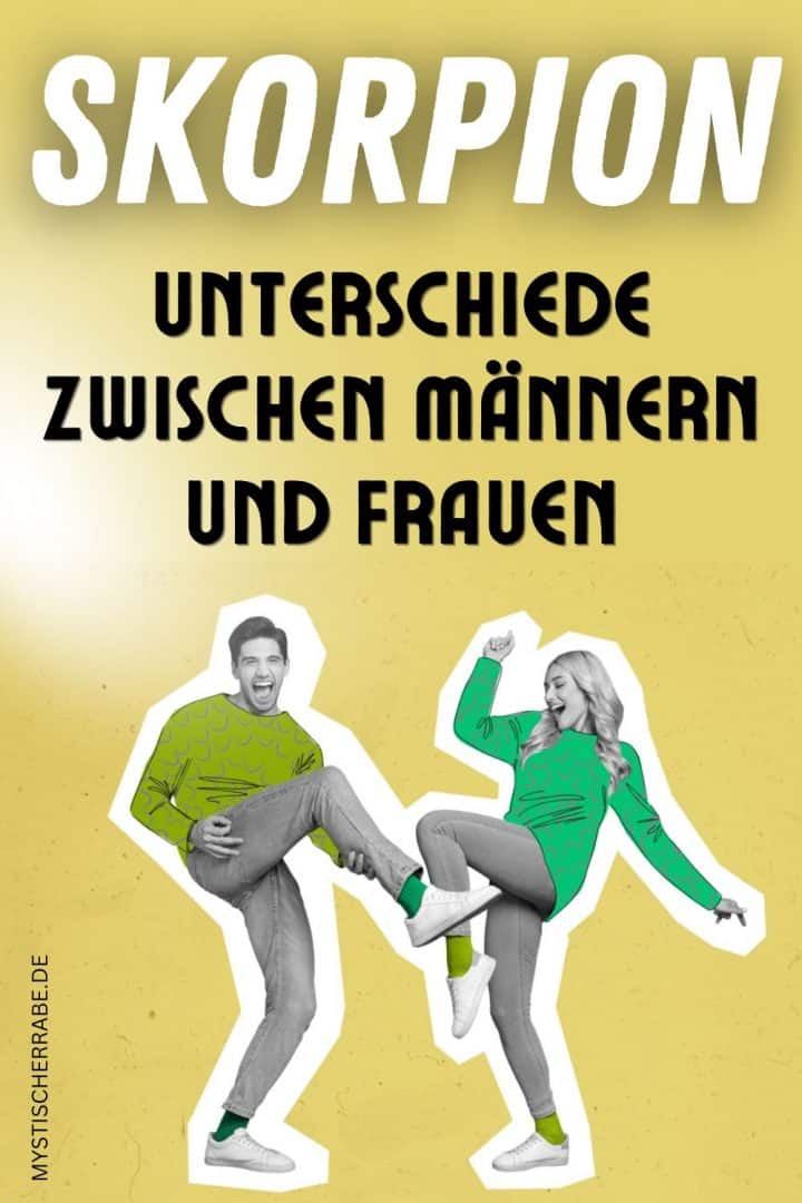 Skorpion die Unterschiede zwischen Männern und Frauen die in diesem | Pita Bloom