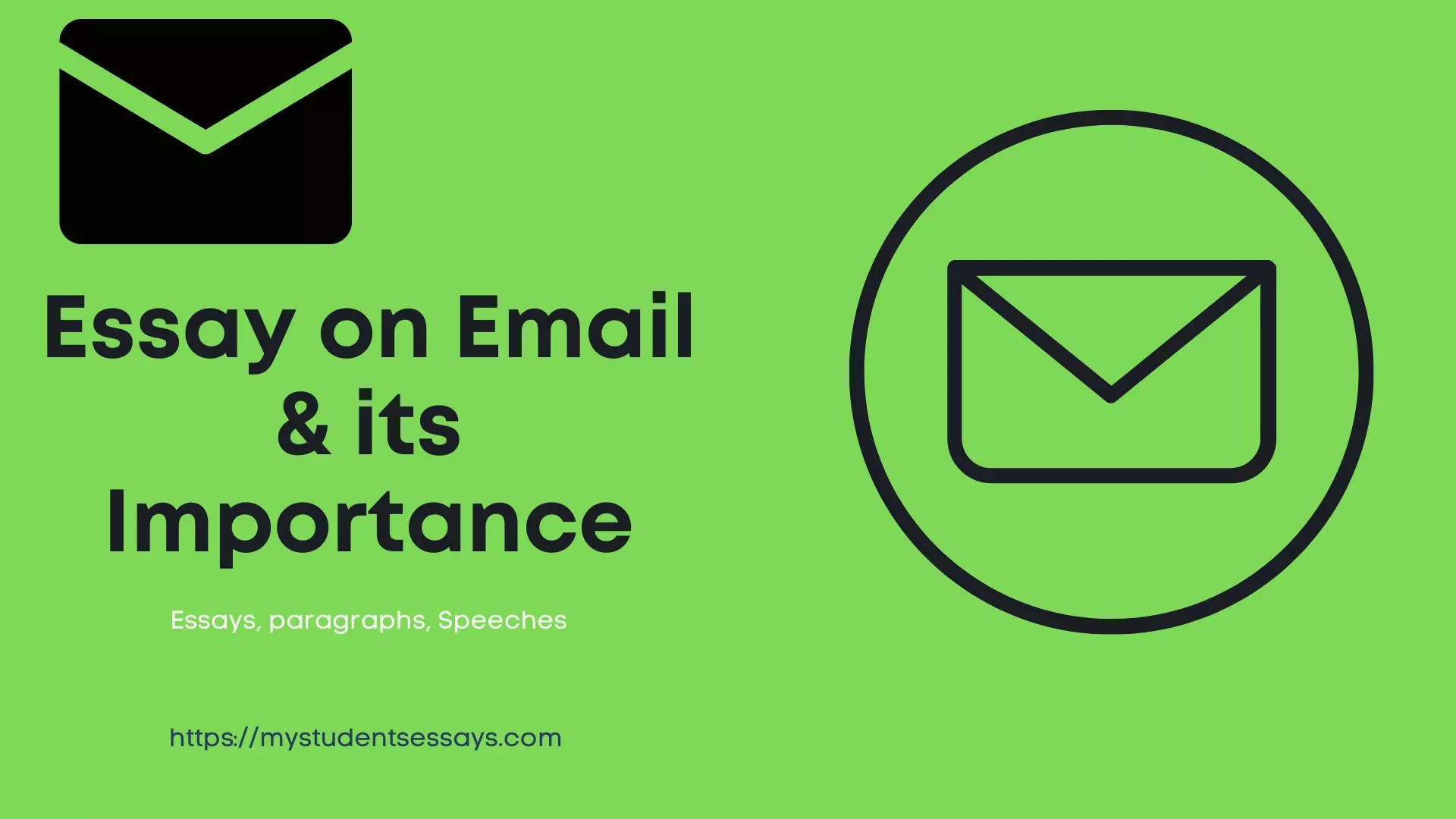 Essay on Email [ Purpose & Benefits ] For Students Student Essays