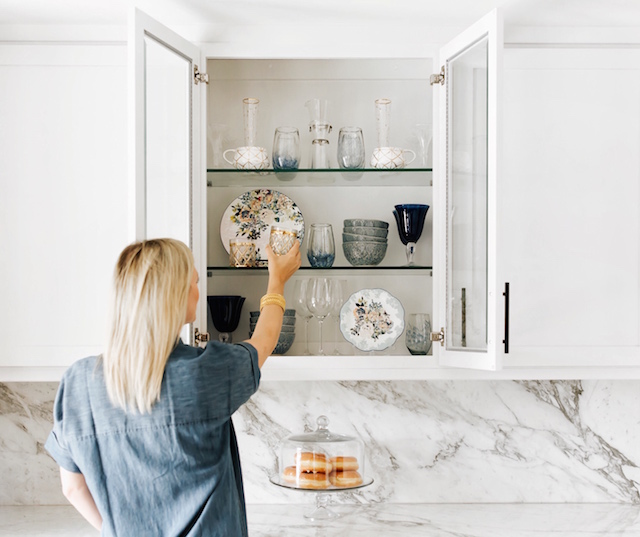 Styling Our Glass Kitchen Shelves My Style Diaries