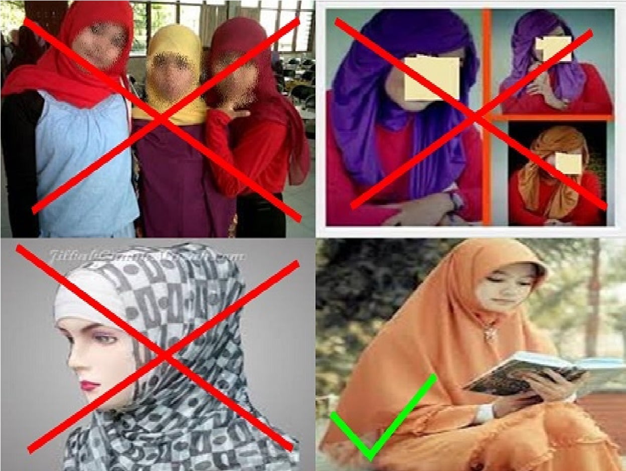 CARA PEMAKAIAN HIJAB YANG DILARANG OLEH AGAMA ISLAM My Sumber Maya