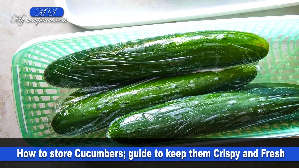 How to store Cucumbers; guide to keep them Crispy and Fresh