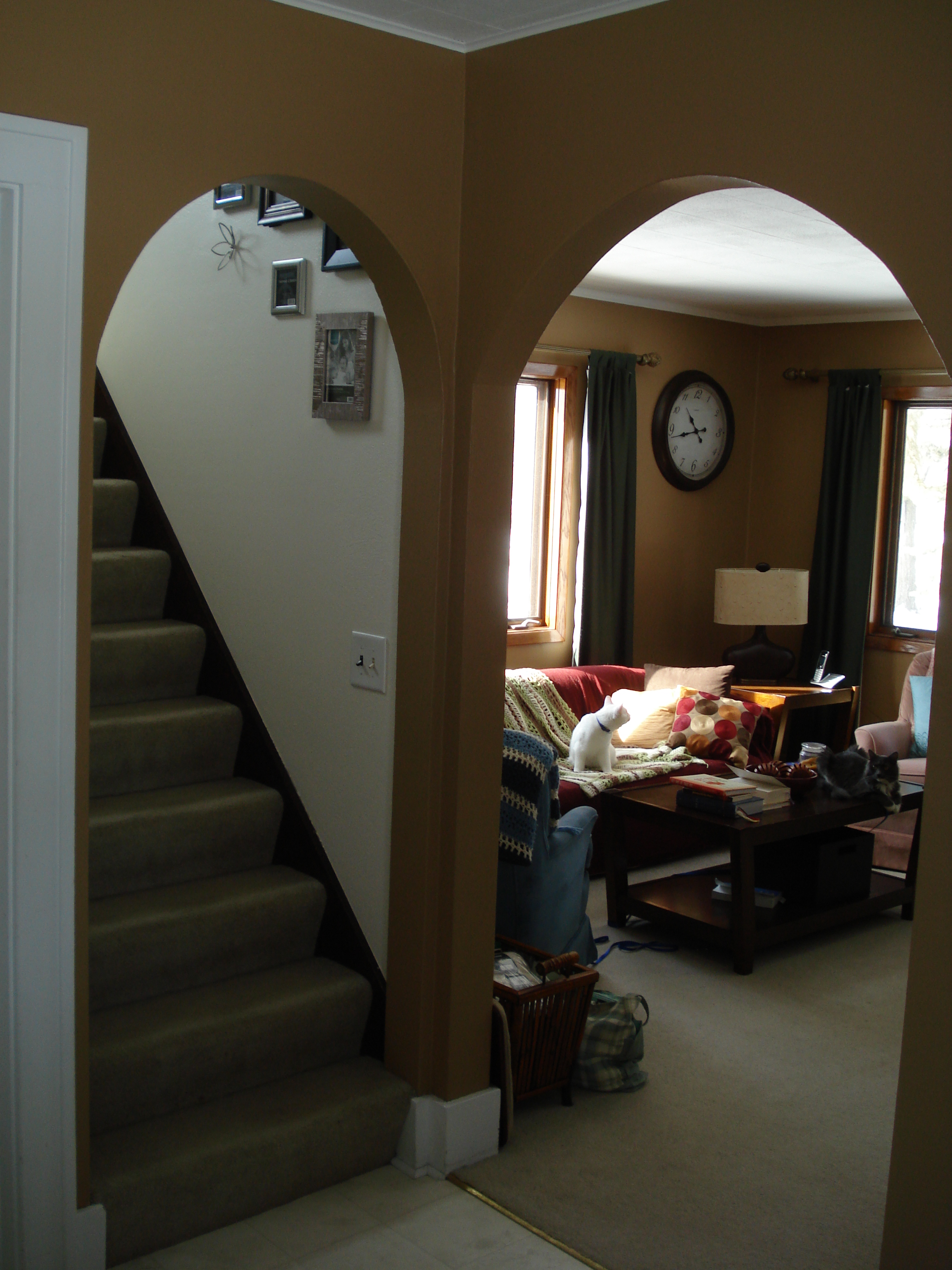 Stairway Picture Frames My Organized Nest