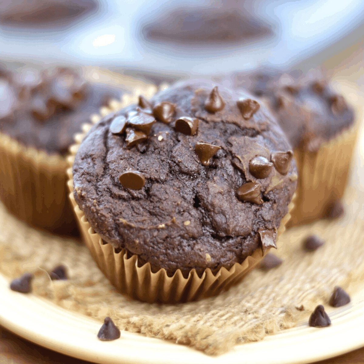 100 Calorie Chocolate Muffins My Sweet Precision