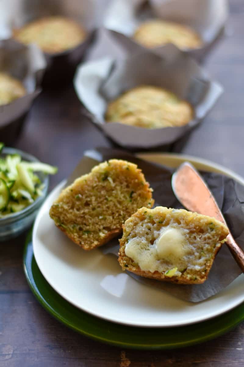Zucchini Applesauce Muffins My Sweet Precision