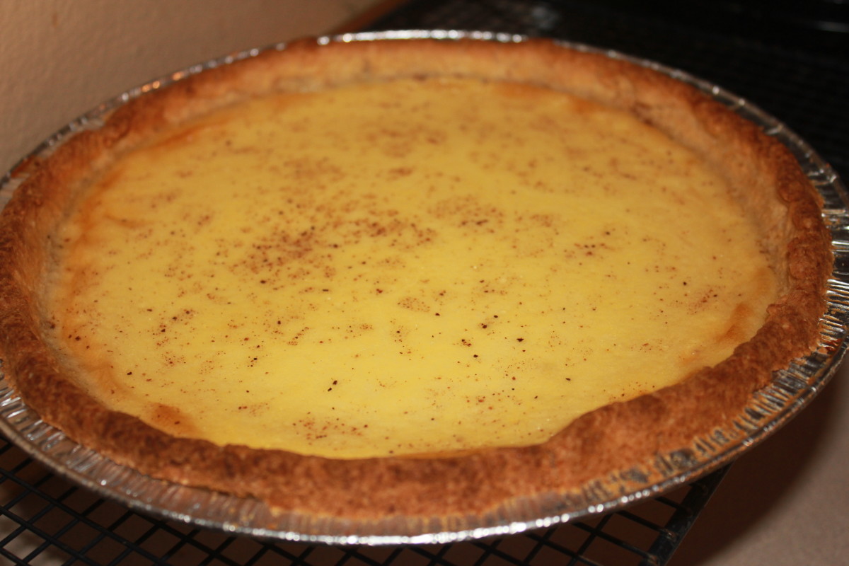 Egg Custard Pie (Low Carb, Keto, Gluten Free, THM Friendly) My Table