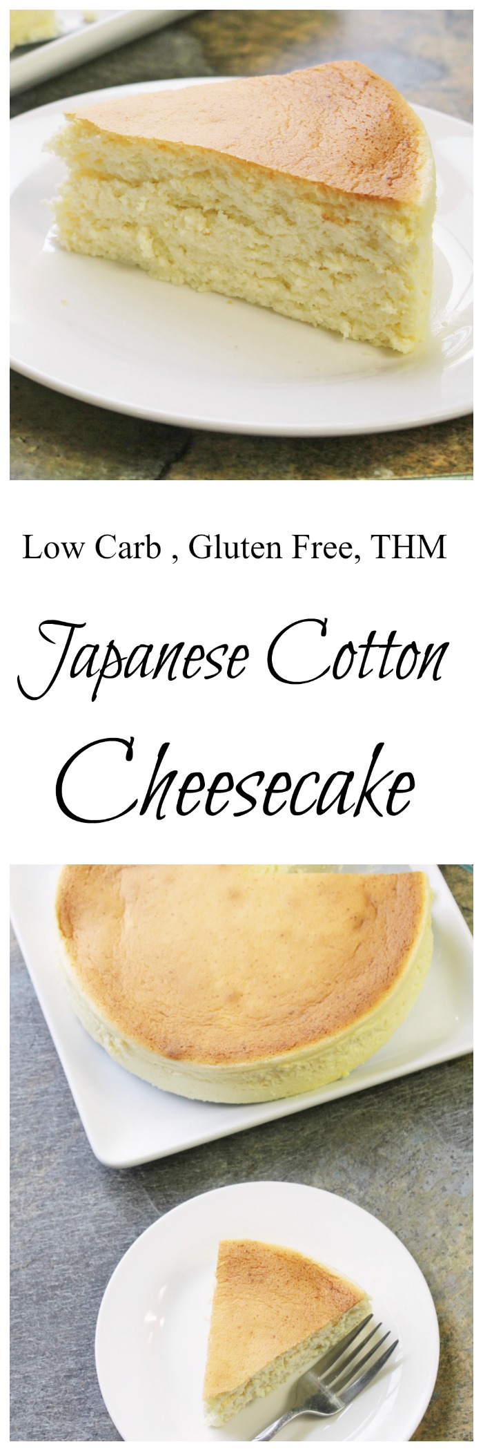 Japanese Cotton Cheesecake Low Carb, Sugar Free, THM S My Table of Three