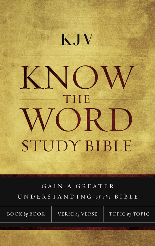 Thomas Nelson's 'KJV Know The Word Study Bible' Kindle Fire Giveaway