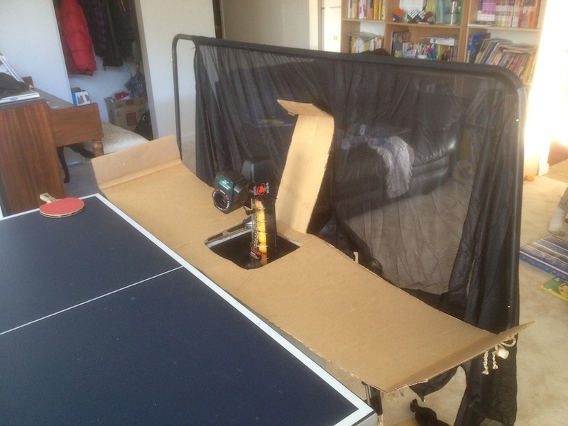 My DIY Recycling Catch Net Log V1 Alex Table Tennis MyTableTennis