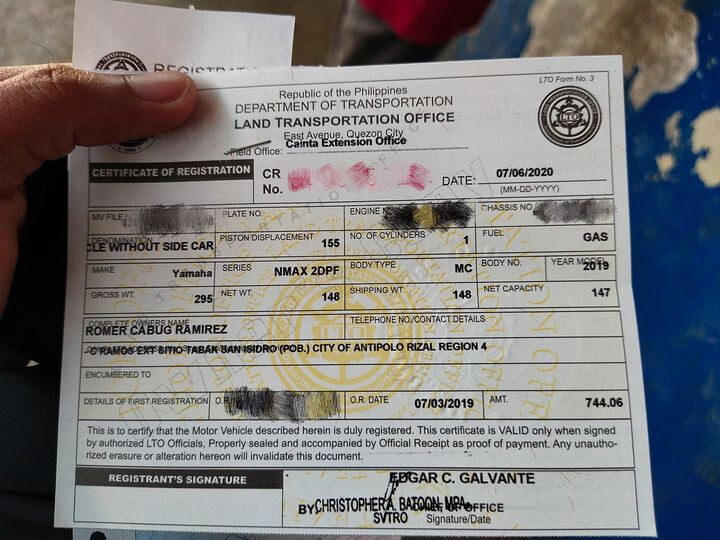 How Much Is The Renewal Of Motorcycle Registration In Philippines 2021