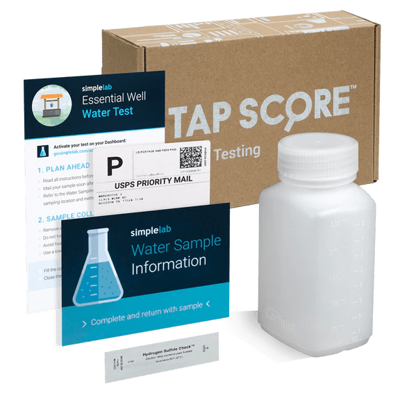 Essential Well Water Test SimpleLab Tap Score