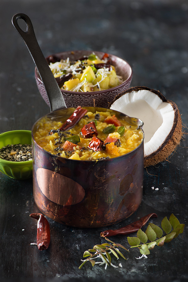 Sambar Rice - Sambar Sadam Recipe - My Tasty Curry