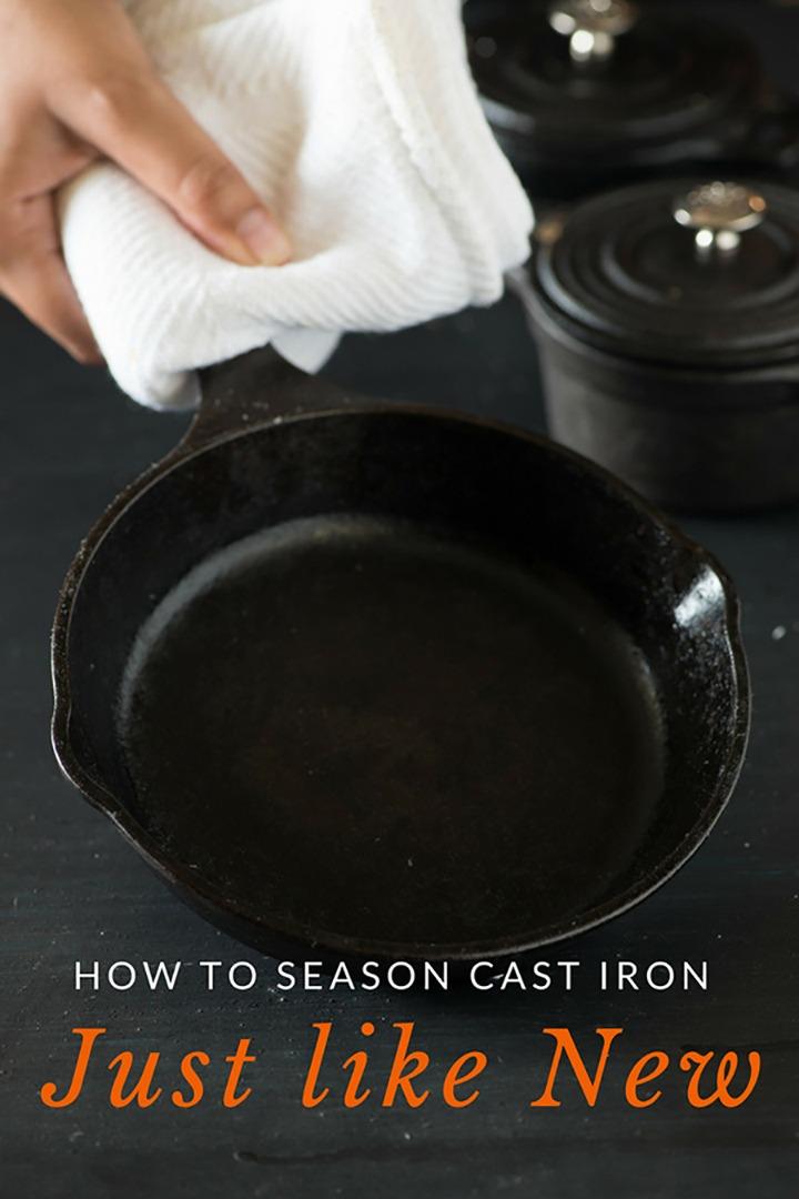 How to Season Cast Iron Cookware My Tasty Curry