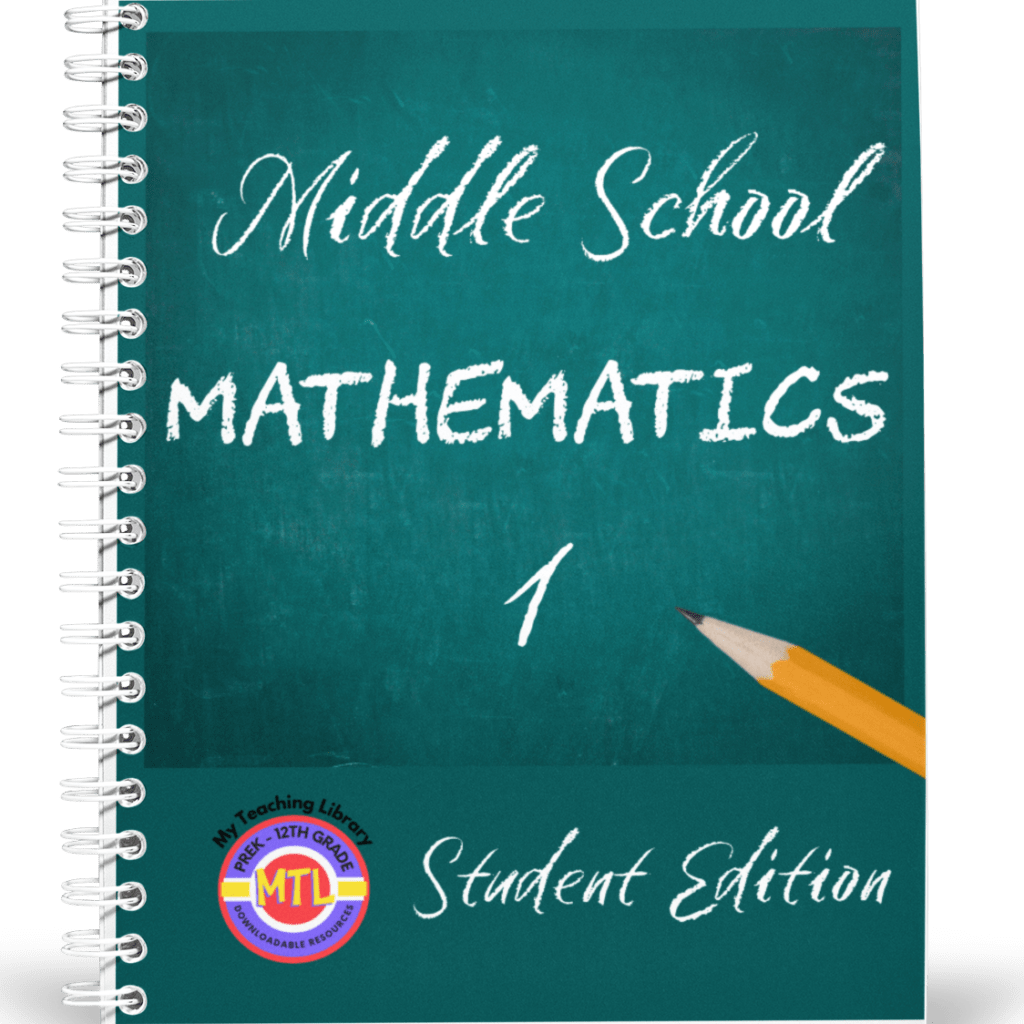 Mathematics I Middle School Student Edition My Teaching Library
