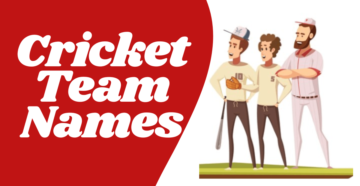 470+ Cricket Team Names Unique Stylish Creative Funny & Cool