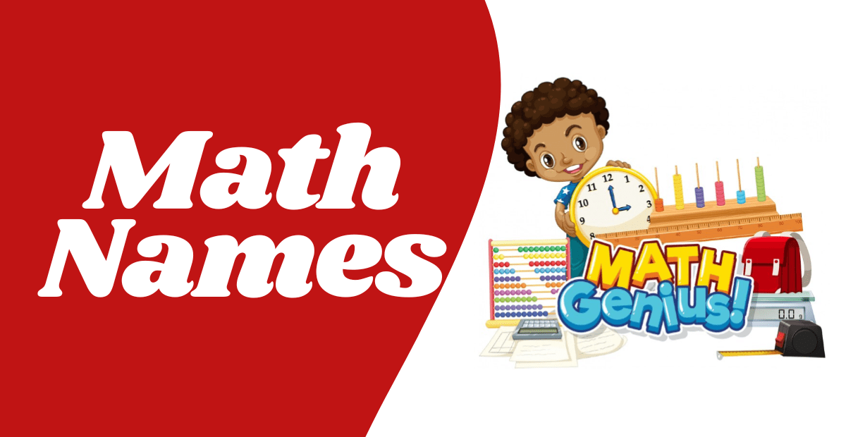 450+ Math Names Unique Creative Funny Cool Stylish & Catchy