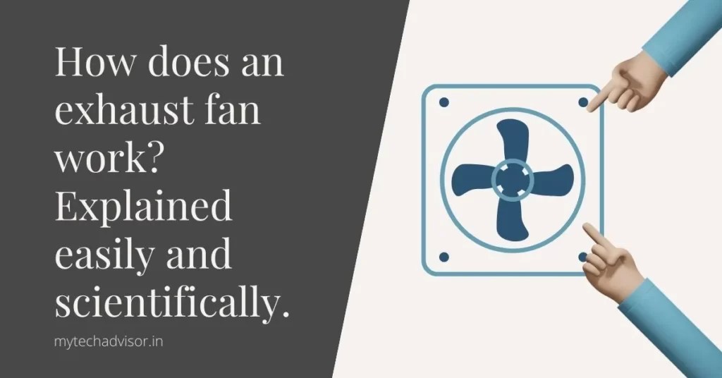 How does an exhaust fan work? Explained easily and scientifically.