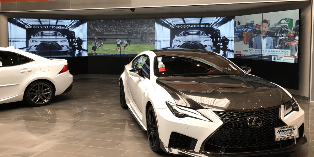 Lexus Dealership Video Wall My TechDecisions