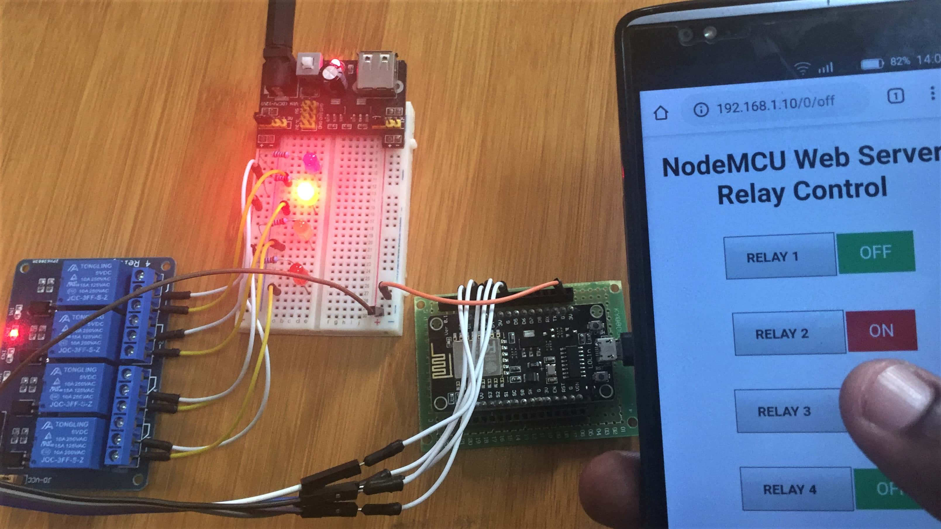 Esp8266 Nodemcu Relay Control from Web page over WiFi. – MYTECTUTOR