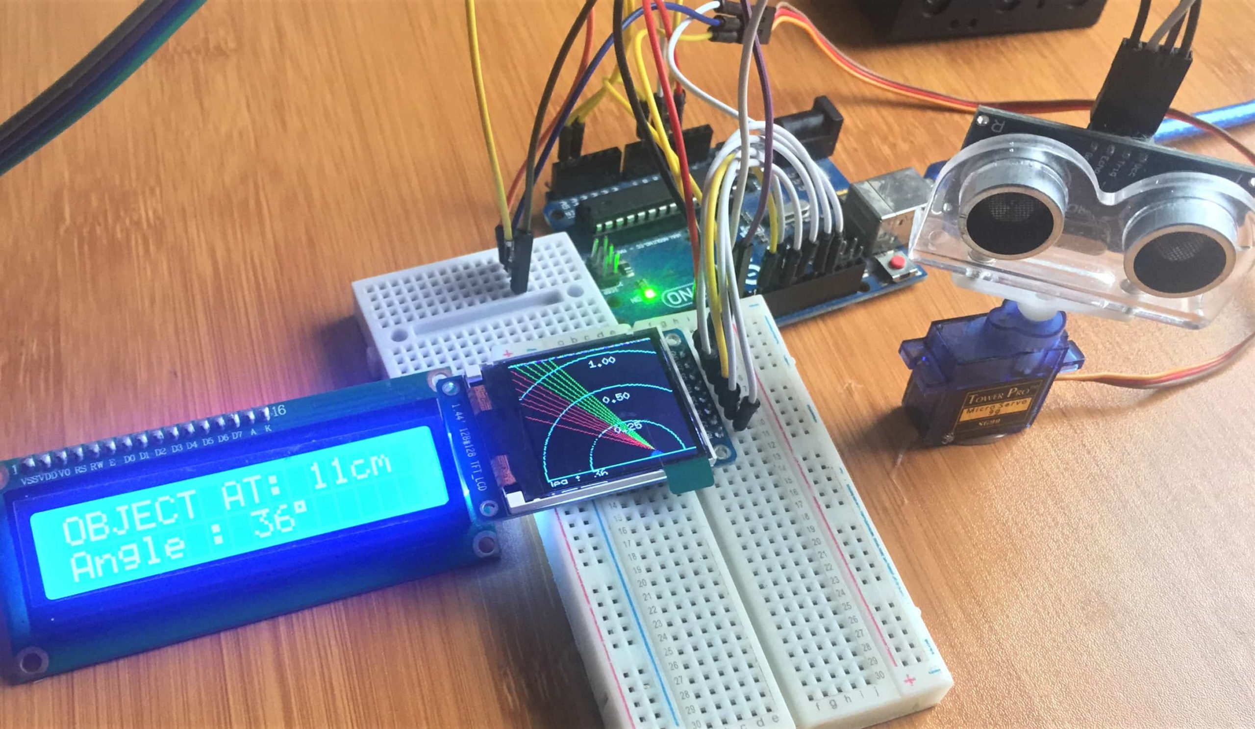 Simple Ultrasonic Radar System using Arduino. MYTECTUTOR