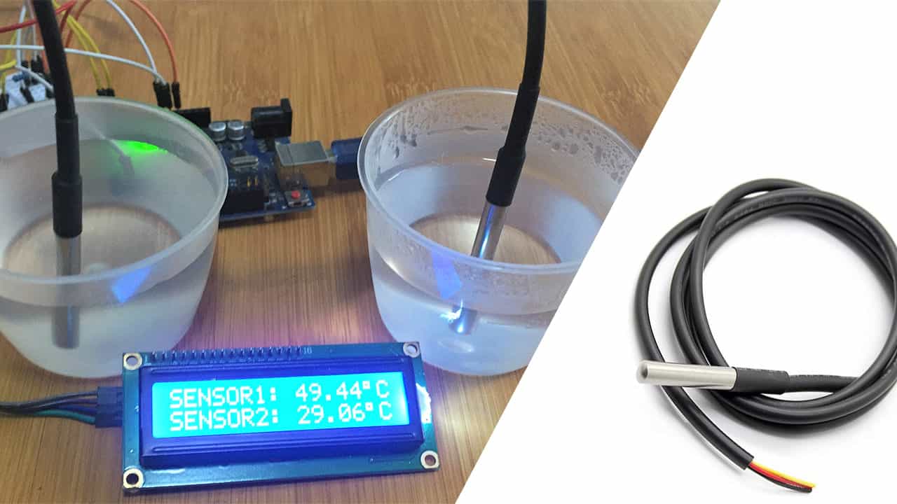 How to use the DS18B20 Waterproof Temperature Sensor with Arduino