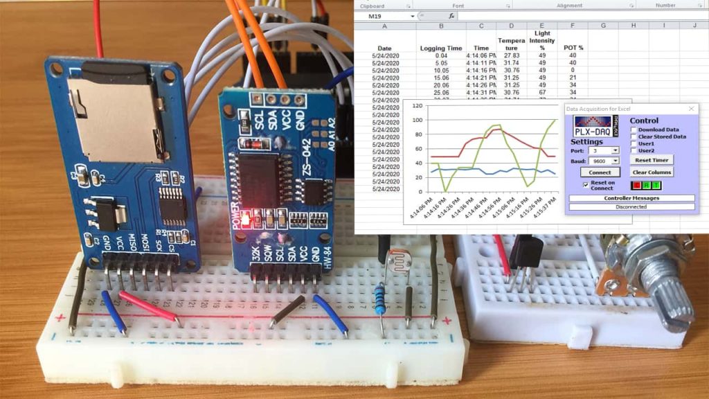 Arduino Data Logger with SD Card and Excel. MYTECTUTOR