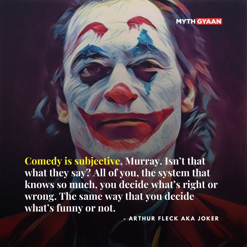 39 Joker Quotes (2019) Showing Reality Of This Ruthless World